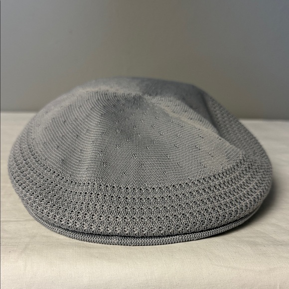 Kangol Other - Kangol Grey Knit Flat Cap Large Ventair Style Classic Ivy Hat